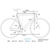 Велосипед Cube Hyde Pro M 2022 (темно-синий)