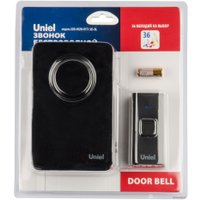 Беспроводной дверной звонок Uniel UDB-092W-R1T1-36S-BL