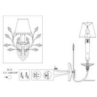 Бра Favourite Laurel 2173-1W