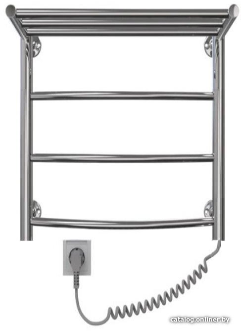 Полотенцесушитель Granula Классик 50x60 D32 с полкой и кнопкой