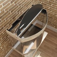 Аквариум Hydroterra Gloria 50 л без тумбы (дуб сонома)