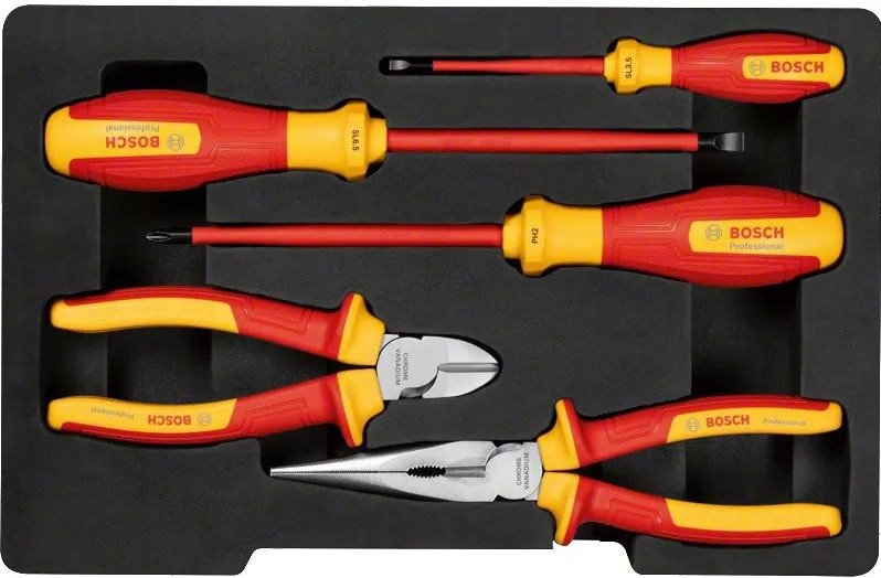 Электромонтажный набор Bosch 1600A02NG2 (5 предметов)