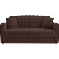 Диван Мебель-АРС Аккордеон Барон №4 ППУ 180x200 (велюр шоколад HB-178/16)