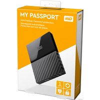 Внешний накопитель WD My Passport 1TB [WDBYNN0010BBK]