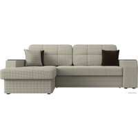 Угловой диван Лига диванов Брюссель левый 110659L (рогожка корфу 02)