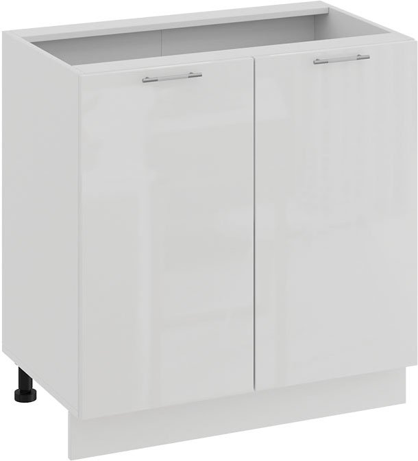 

Шкаф напольный Трия Весна 1Н8 (белый/белый глянец)