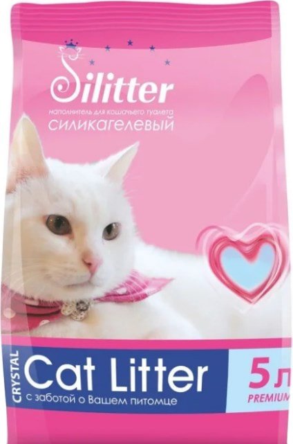 

Наполнитель для туалета Silitter Cat Litter Crystal 5 л