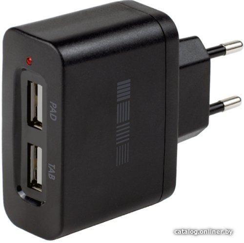 Сетевое зарядное InterStep IS-TC-2USB0002K-000B201