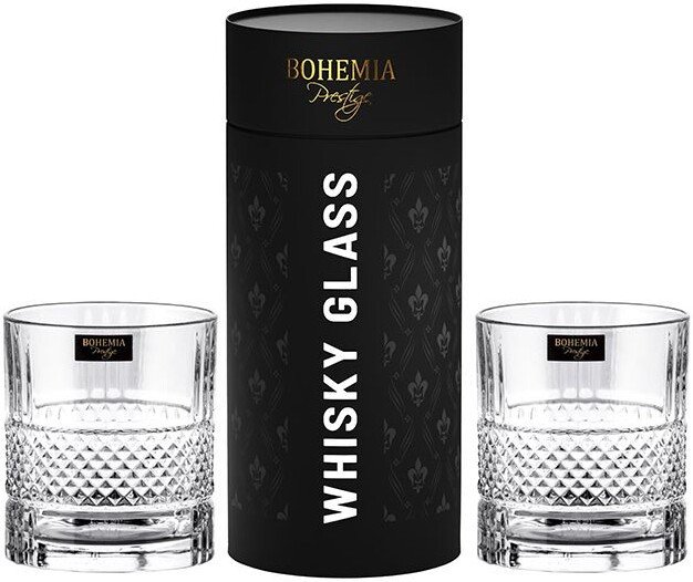 Набор бокалов для виски Bohemia Crystal Prestige Elegante 340 (2 шт)
