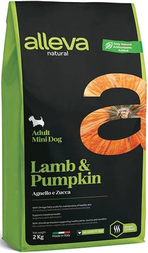 Сухой корм для собак Alleva Lamb & Pumpkin Alleva Natural Mini (ягненок с тыквой) 2 кг
