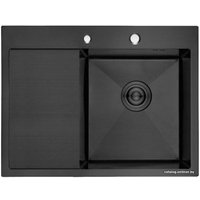 Кухонная мойка Gerhans K35848B-R (графит)