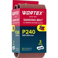 Набор шлифлент Wortex 1325977 (3шт)