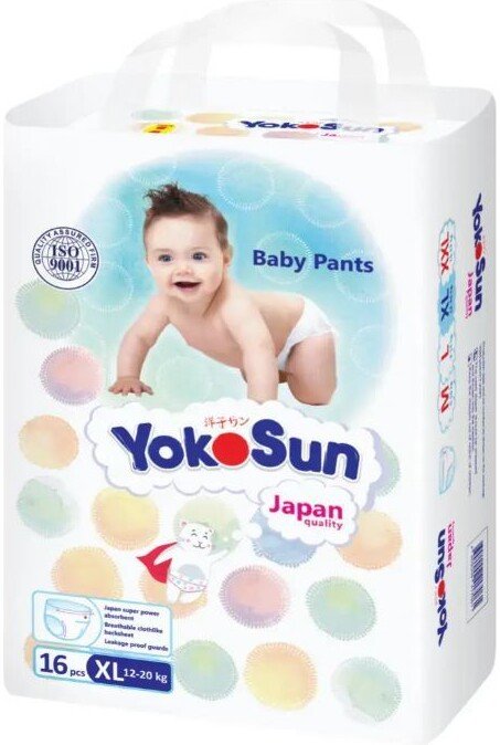 

Трусики-подгузники YokoSun Pants XL (16 шт)