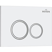 Унитаз подвесной Roxen Boro One Rimless 6 в 1 StounFix Dual Fresh 506177 (кнопка: белый глянец)