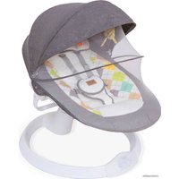 Шезлонг Nuovita Attento А1 (серый/белый)