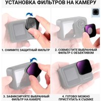 Светофильтр Zarrumi FK5-G13 для GoPro HERO (черный)