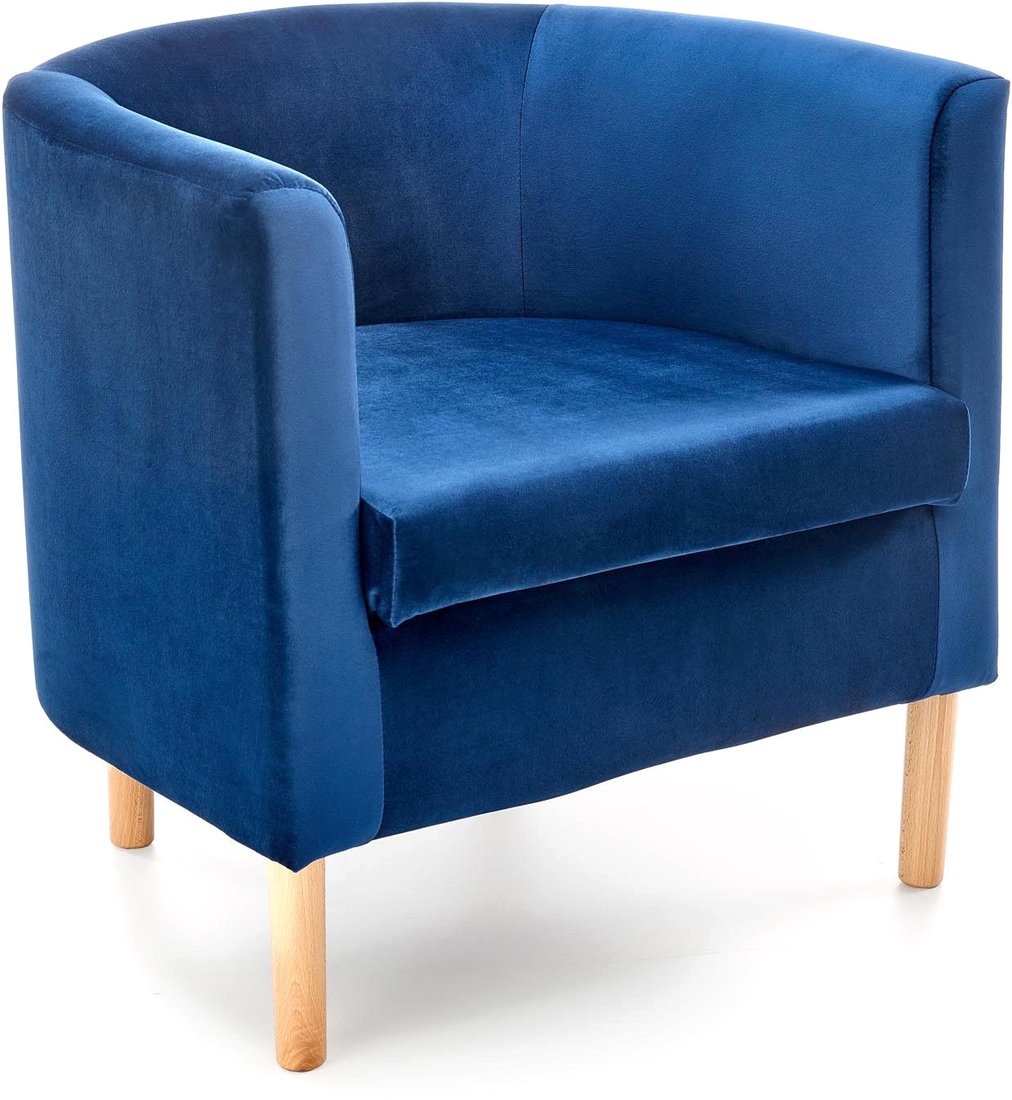 

Интерьерное кресло Halmar Clubby 2 (темно-синий/натуральный)