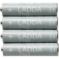 Аккумулятор Ikea Ладда AAA 750mAh 4шт 905.098.19