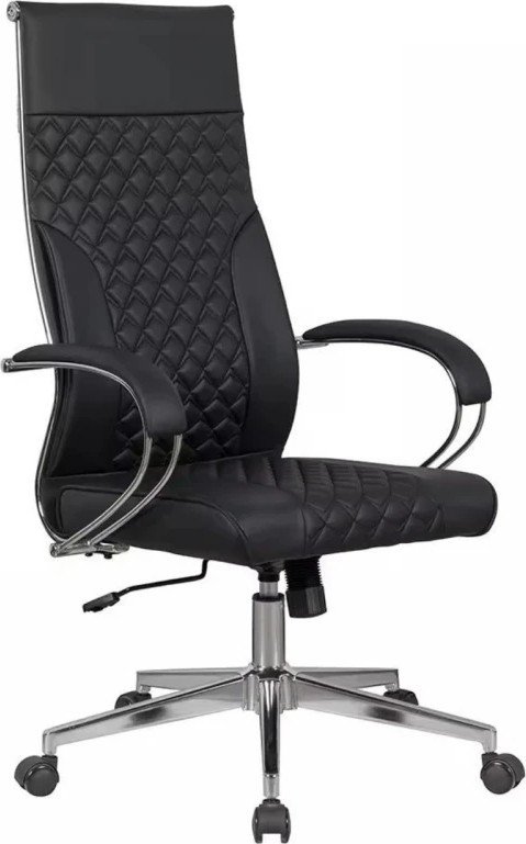 

Офисное кресло SitUp Mike chrome (экокожа Black/Black)