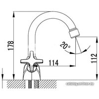 Смеситель Kaiser Crystal 28111