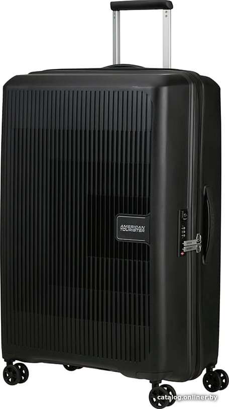 Чемодан-спиннер American Tourister Aerostep Black 77 см