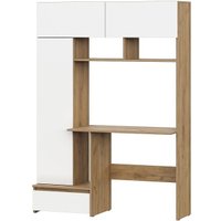 Стол NN мебель Некст 1 00-00116215 (дуб золотой/белый)