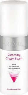 Aravia Крем для умывания Professional Cleansing Cream Foam с маслом хлопка 150 мл