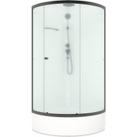 Душевая кабина Domani-Spa Simple 99 Mid 90x90 DS01Sm99MWM00.Gt-V1.2-Black