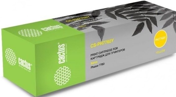 

Картридж CACTUS CS-PH7760Y (аналог Xerox 106R01162)