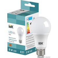 Светодиодная лампочка IEK LED Bulb A60 710lm 4000K E27