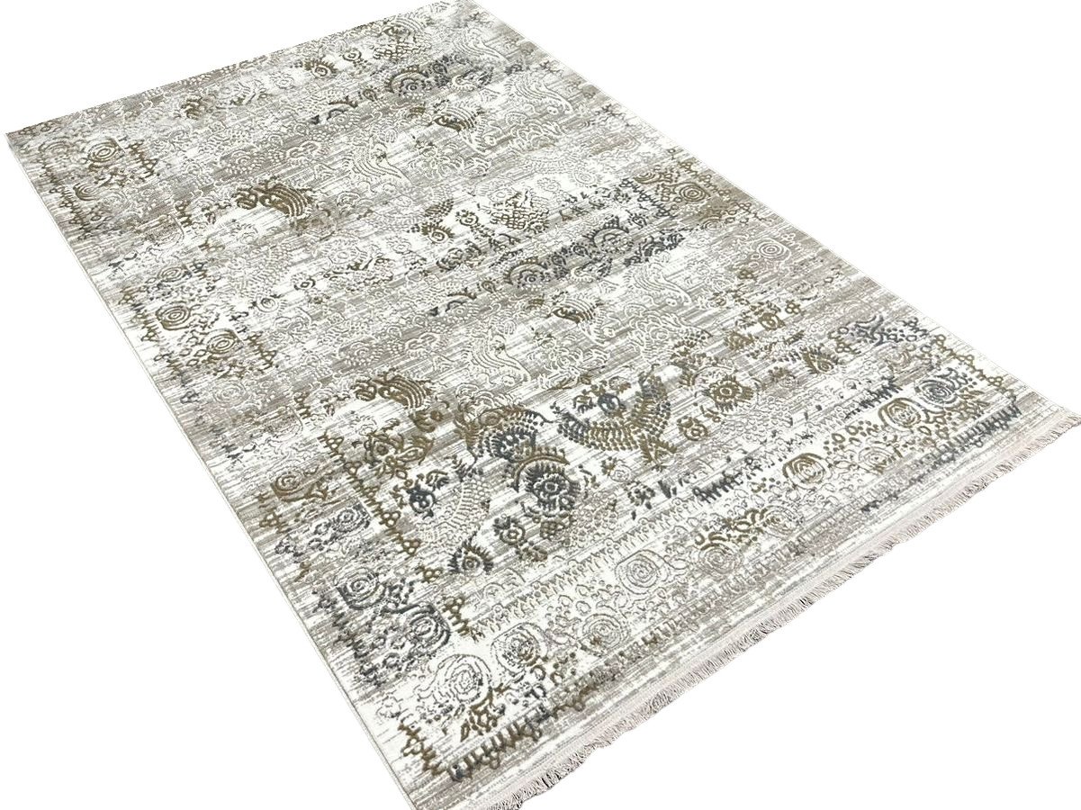 

Ковер для жилой комнаты Radjab Carpet Валенсия Прямоугольник 10584RK 1.6x2.3 (cream/vizon)