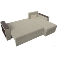 Угловой диван Лига диванов Дубай лайт правый 114187 (рогожка корфу 02)