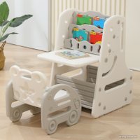 Детский стол UNIX kids Grey 3 в 1 PPT3IN1GRY