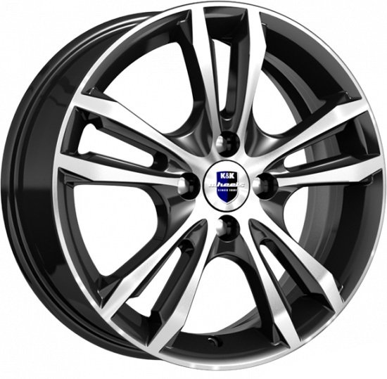 

Литые диски K&K Samara 16x6" 4x114.3мм DIA 67.1мм ET 40мм Алмаз черный