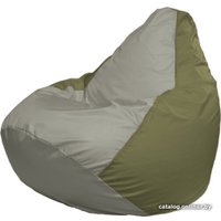 Кресло-мешок Flagman Груша Макси Г2.1-341 (оливковый/серый)