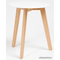 Журнальный столик Domm CT1003-2 (белый/бук натуральный)