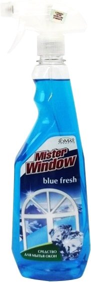 

Средство для стекла и зеркал Romax Mister Window Морская свежесть 750 мл