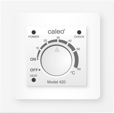 

Терморегулятор Caleo 420 (белый)