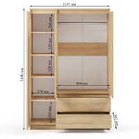 Шкаф распашной Soma ШК-3 (дуб сонома)