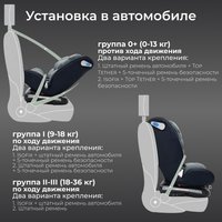 Детское автокресло Bubago Noxa BG 177-1 (черный)