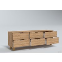 Комод Миркомодоф Майн 7 (дуб крафт золотистый)