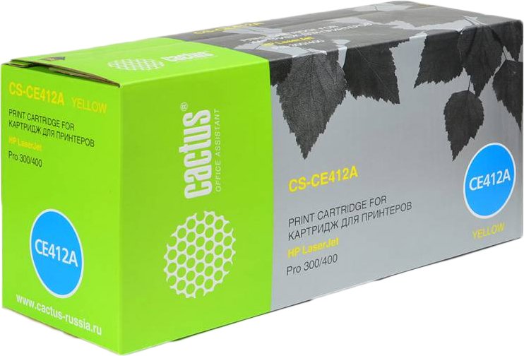 

Картридж CACTUS CS-CE412A (аналог HP 305A (CE412A))