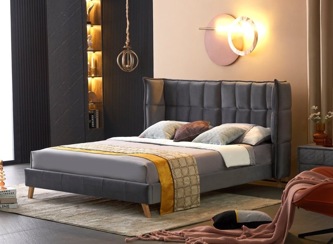 

Кровать Halmar Scandino 160x200 (серый)