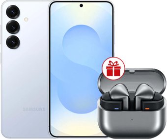 Samsung Galaxy S25 SM-S931B 12GB/128GB (голубой) и наушники Samsung Galaxy Buds 3 Pro по акции