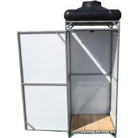 Душевая кабина для дачи с баком Импласт Летний душ с подогревом 55 л.