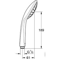 Душевая лейка Grohe Euphoria 110 Mono 27493000