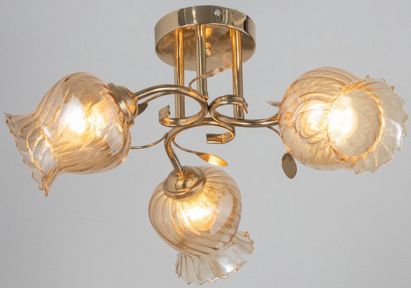 

Люстра средней высоты BayerLux Лиза 10666507 (золото)