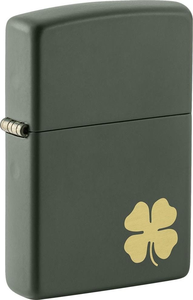 

Зажигалка Zippo Four Leaf Clover Green Matte 49796