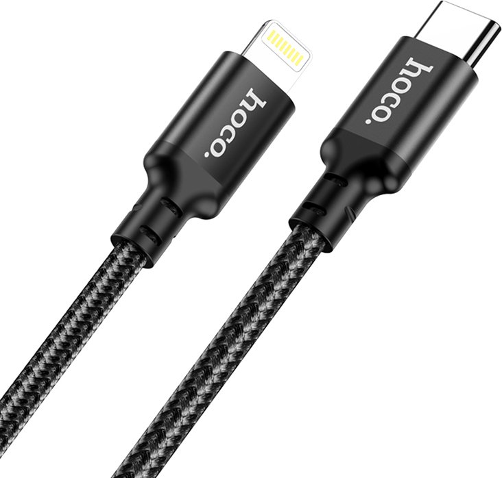

Кабель Hoco X14 USB Type-C - Lightning (2 м, черный)
