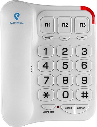 Проводной телефон TeXet TX-214 (белый)